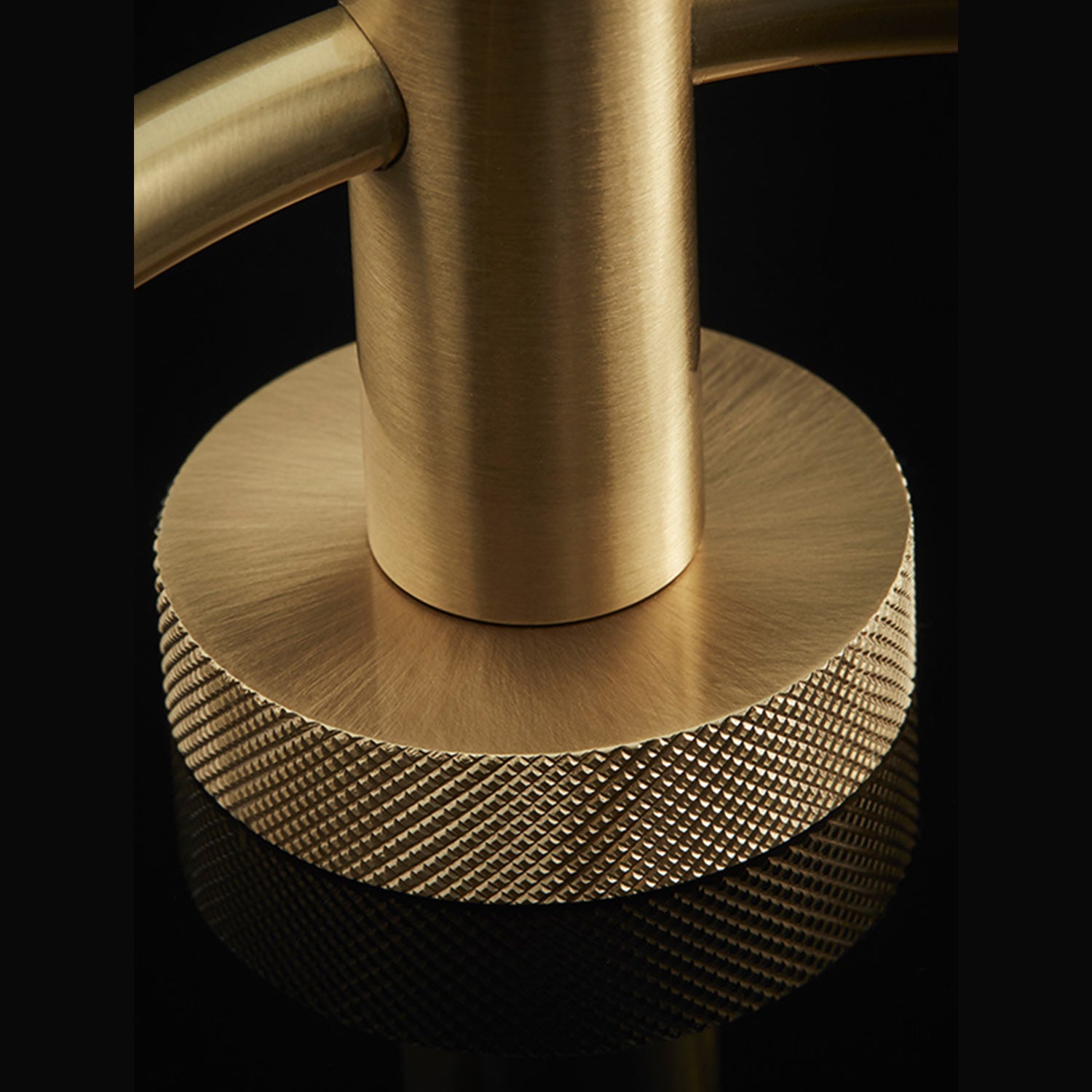 Miller Bond Brushed Brass Diamond Backplates Pair