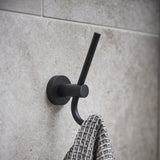 Miller Bond Double Robe Hook in Matt Black lifestyle 2