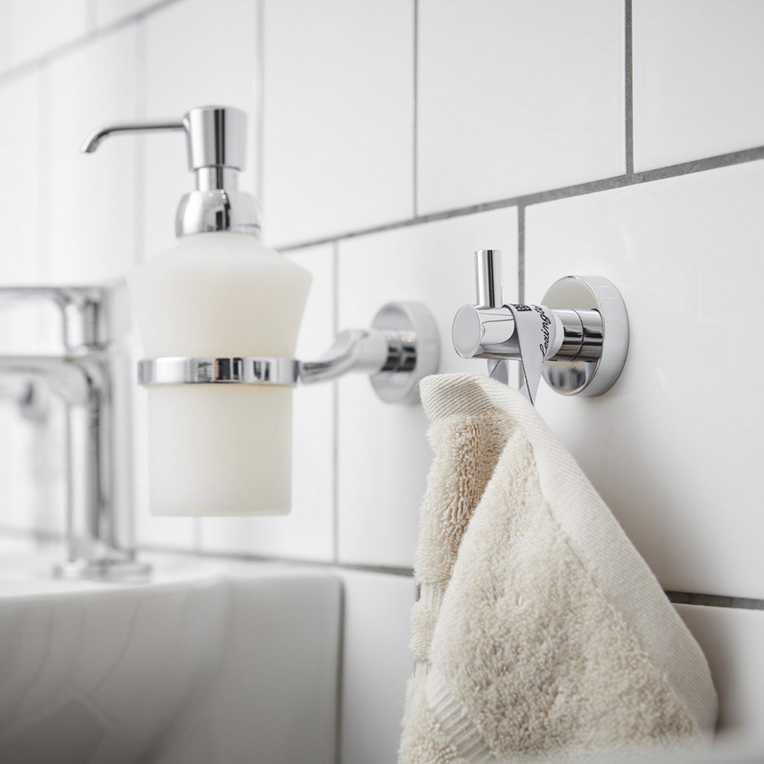 Miller Bond Lotion Bottle in Chrome lifestyle