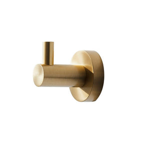 Miller Bond Single Hook in Brushed Brass