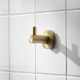Miller Bond Single Hook in Brushed Brass lifestyle