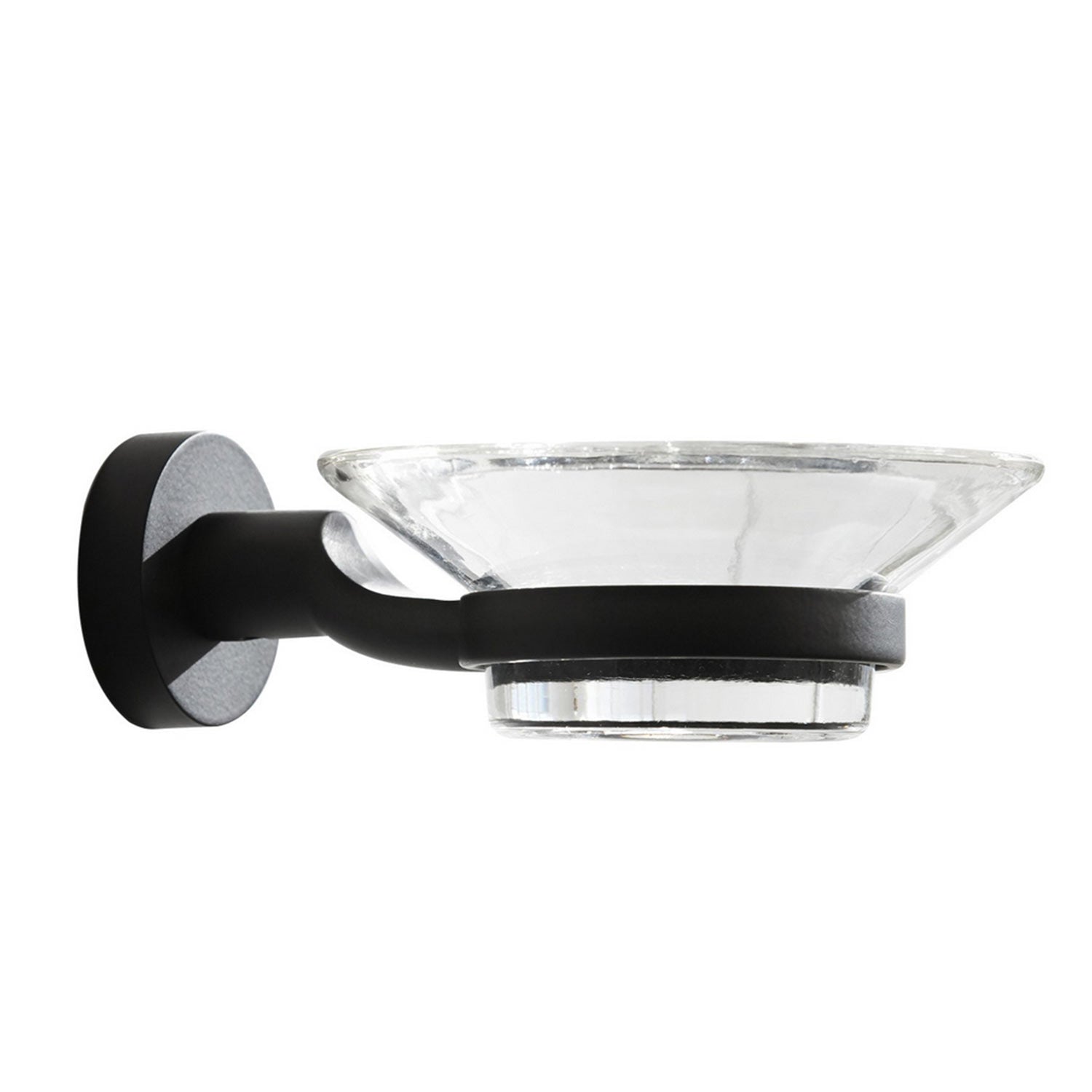 Miller Bond Soap Dish and Holder in Matt Black