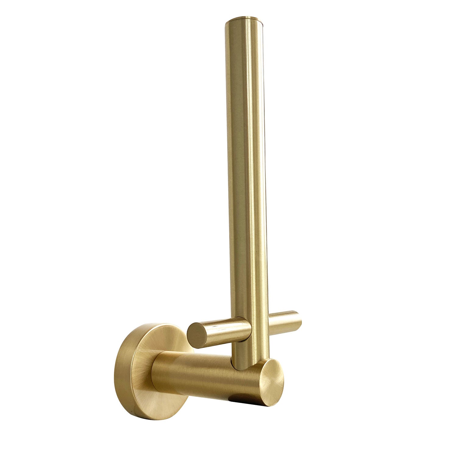 Miller Bond Spare Roll Holder in Brushed Brass