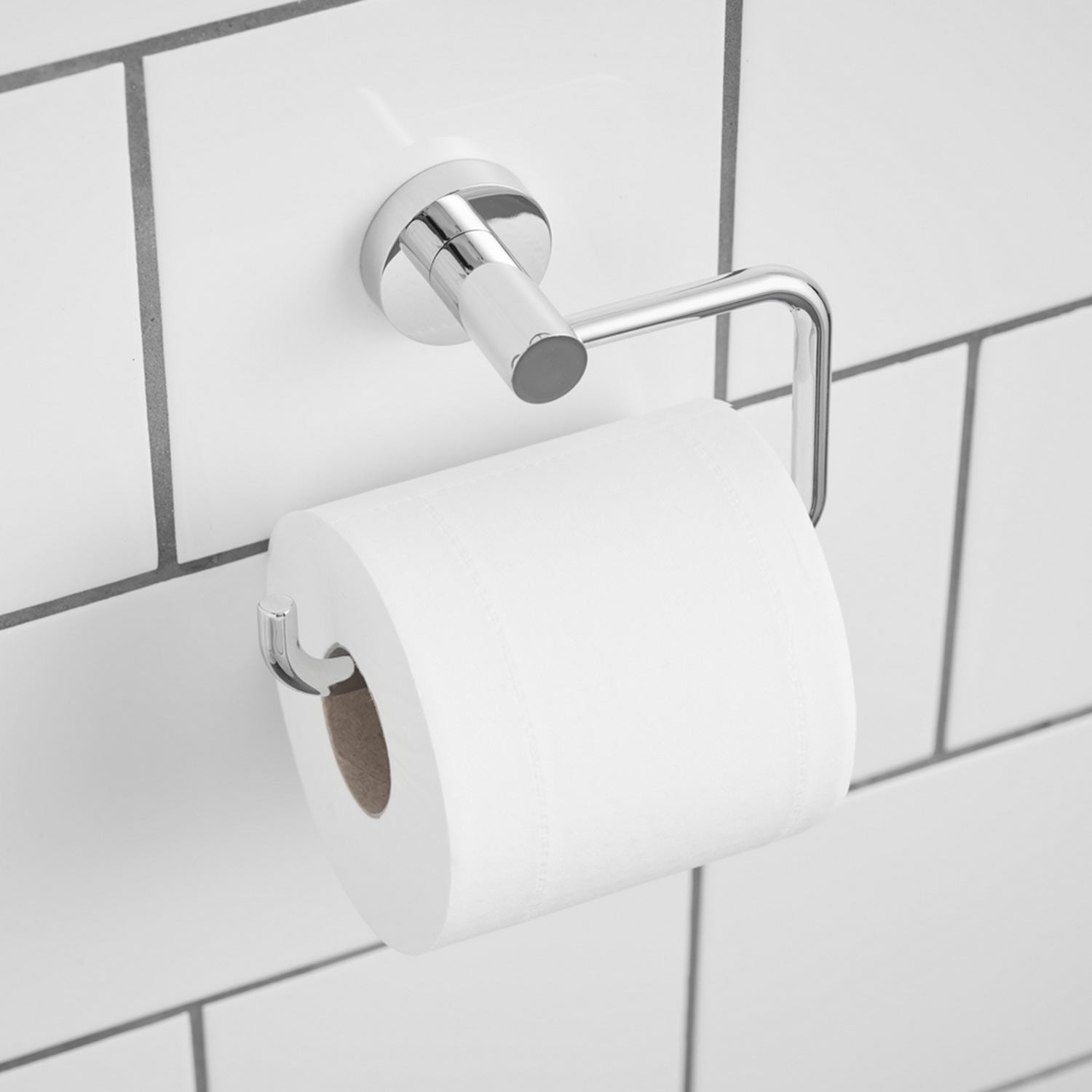 Miller Bond Toilet Roll Holder in Chrome lifestyle