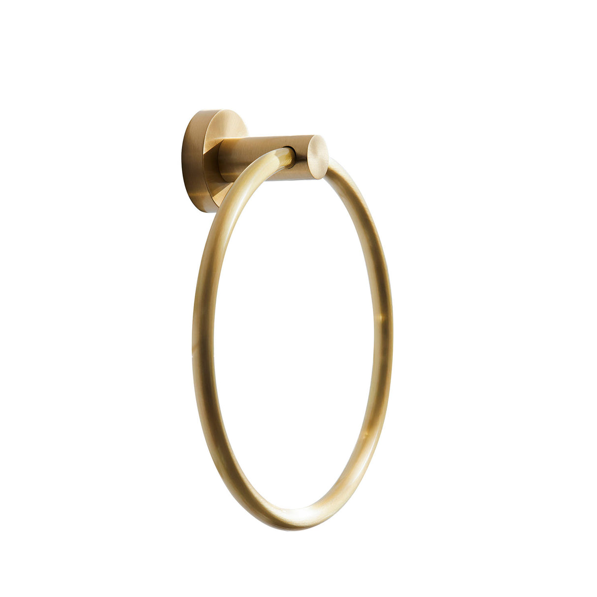 Miller Bond Towel Ring in Brushed Brass