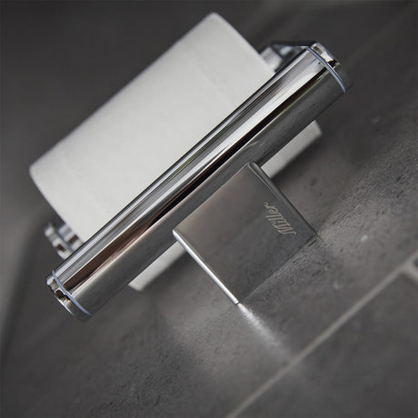 Miller Boston Toilet Roll Holder in Chrome lifestyle