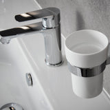 Miller Boston Tumbler Holder in Chrome lifestyle