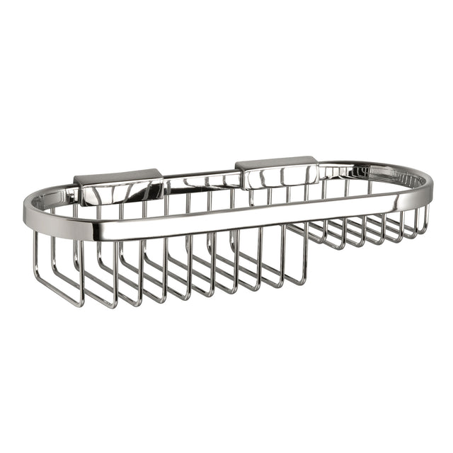 Miller Classic 280mm Oval Shower Basket in Chrome