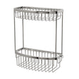 Miller Classic 2 Tier D Shaped Shower Basket in Chrome