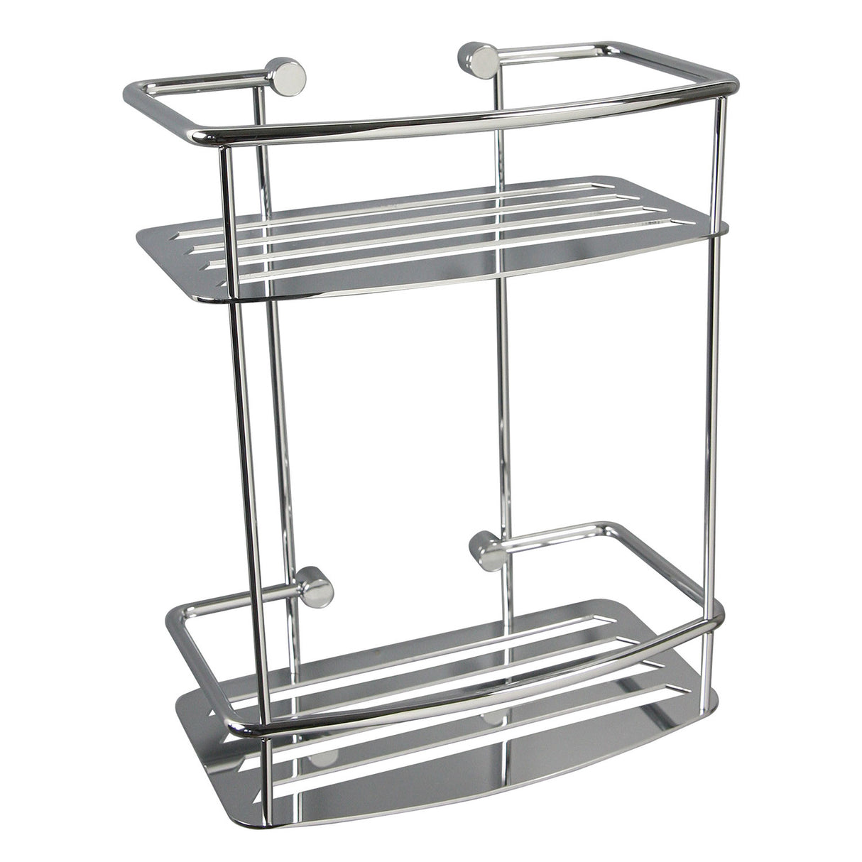 Miller Classic 2 Tier D Shaped Shower Shelf in Chrome