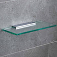 Miller Classic 400mm Glass Shelf with Chrome Fixing Bracket