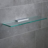 Miller Classic 500mm Glass Shelf with Chrome Fixing Bracket