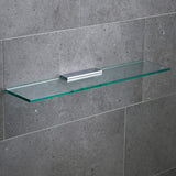 Miller Classic 600mm Glass Shelf with Chrome Fixing Bracket