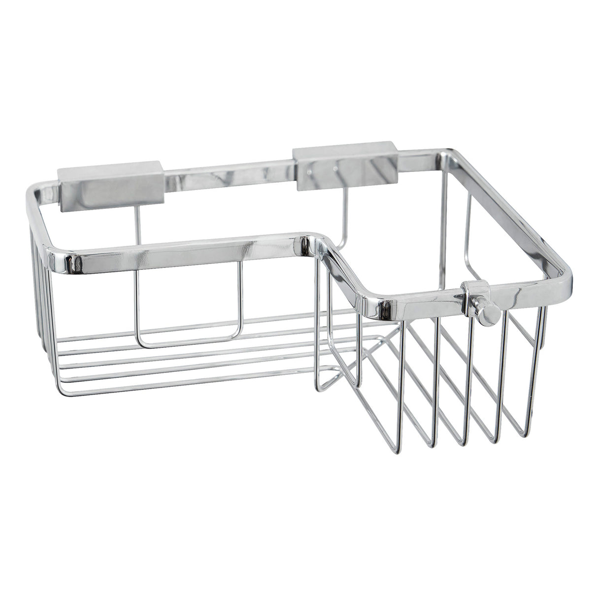 Miller Classic Angled Corner Basket in Chrome