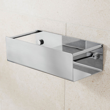 Miller Classic Box Basket in Brushed Nickel lifestyle