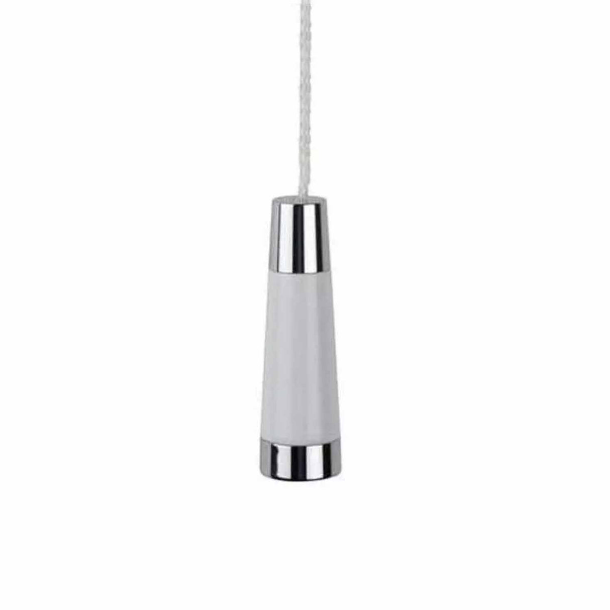 Miller Classic Conical Light Pull in Chrome and White