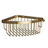 Miller Classic Corner Soap Basket in Brushed Brass