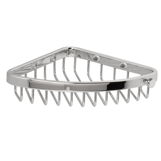 Miller Classic Corner Soap Basket in Chrome 2