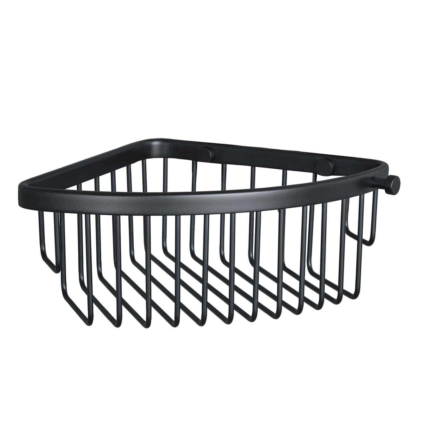 Miller Classic Corner Soap Basket in Matt Black