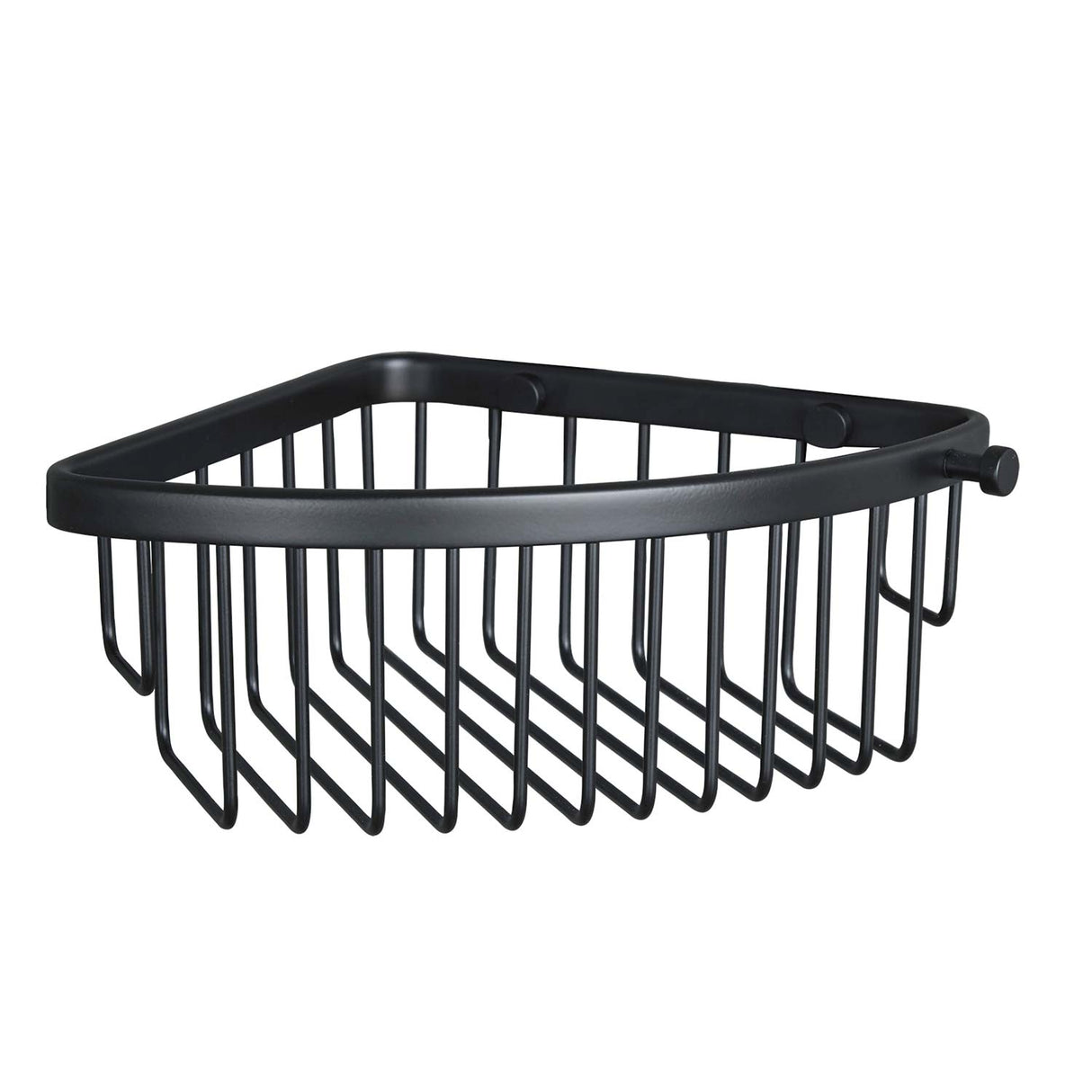 Miller Classic Corner Soap Basket in Matt Black
