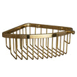 Miller Classic Corner Soap Basket in Polished Brass