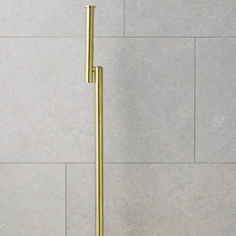 Miller Classic Freestanding Toilet And Spare Roll Holder in Brushed Brass 3