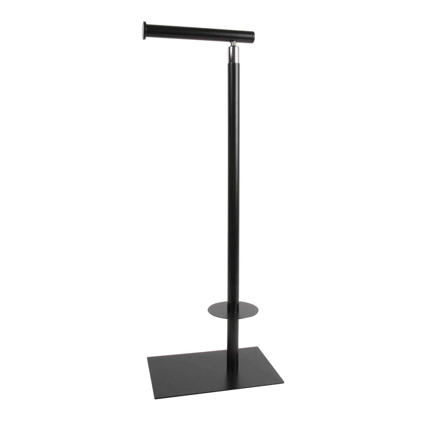 Miller Classic Freestanding Toilet And Spare Roll Holder in Matt Black