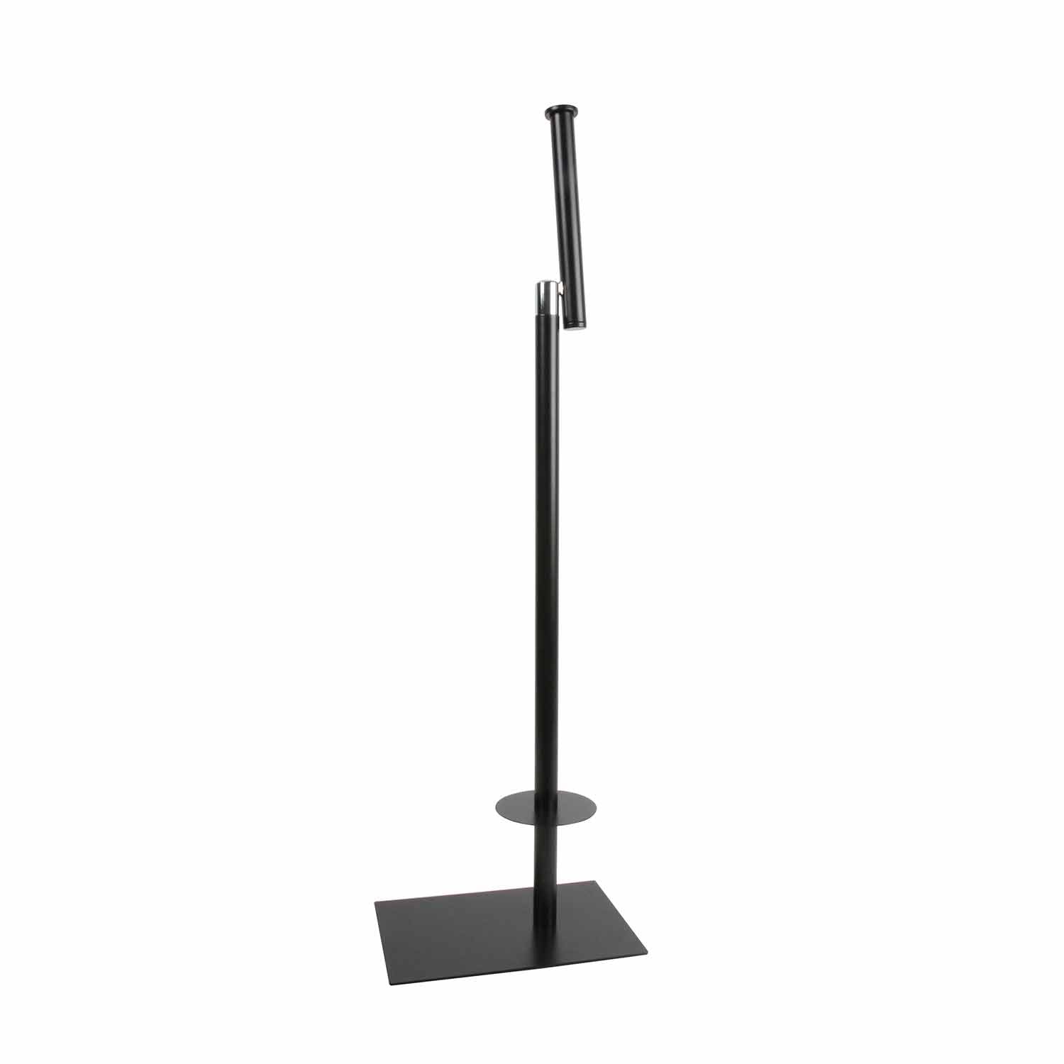 Miller Classic Freestanding Toilet And Spare Roll Holder in Matt Black 2