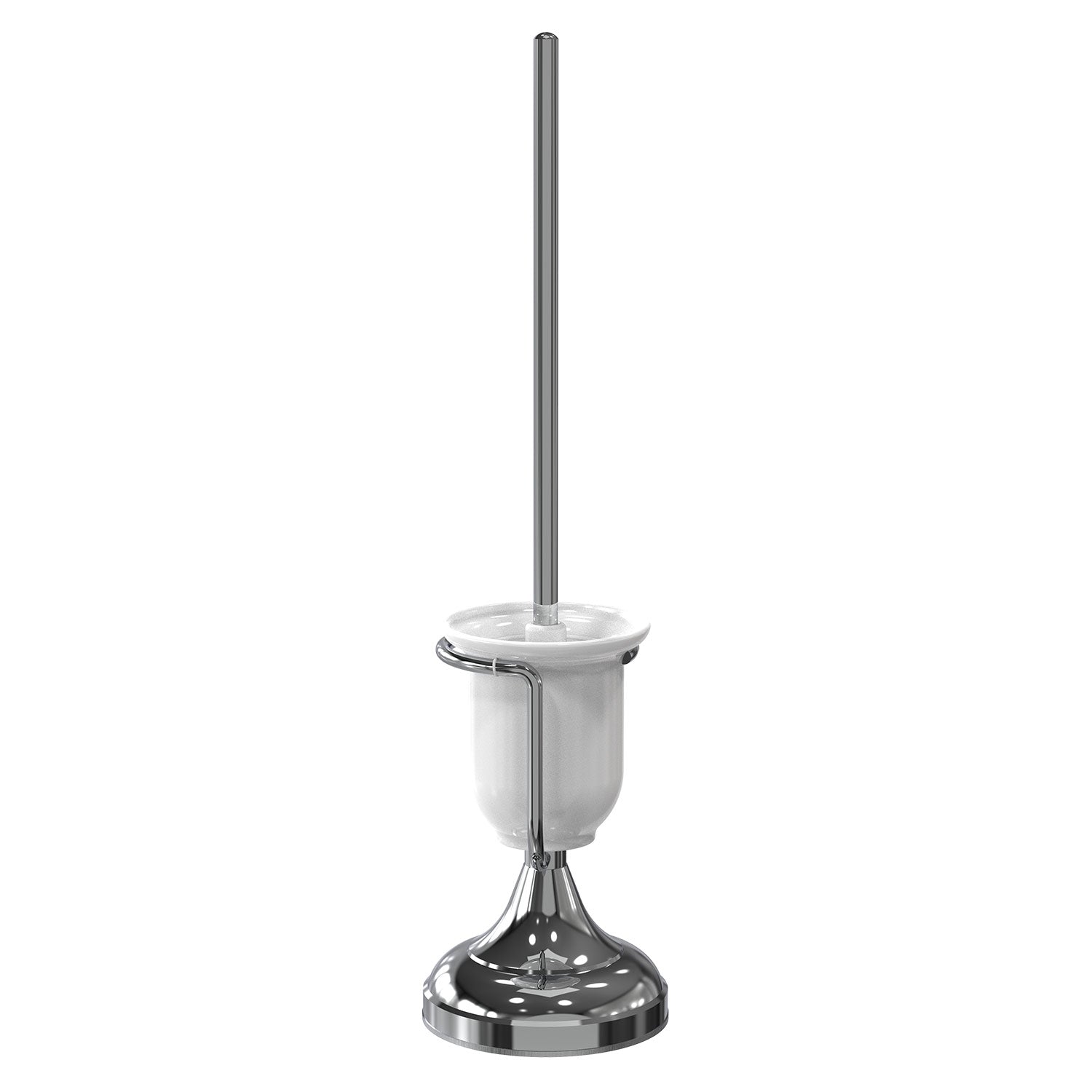 Miller Classic Freestanding Toilet Brush Holder in Chrome