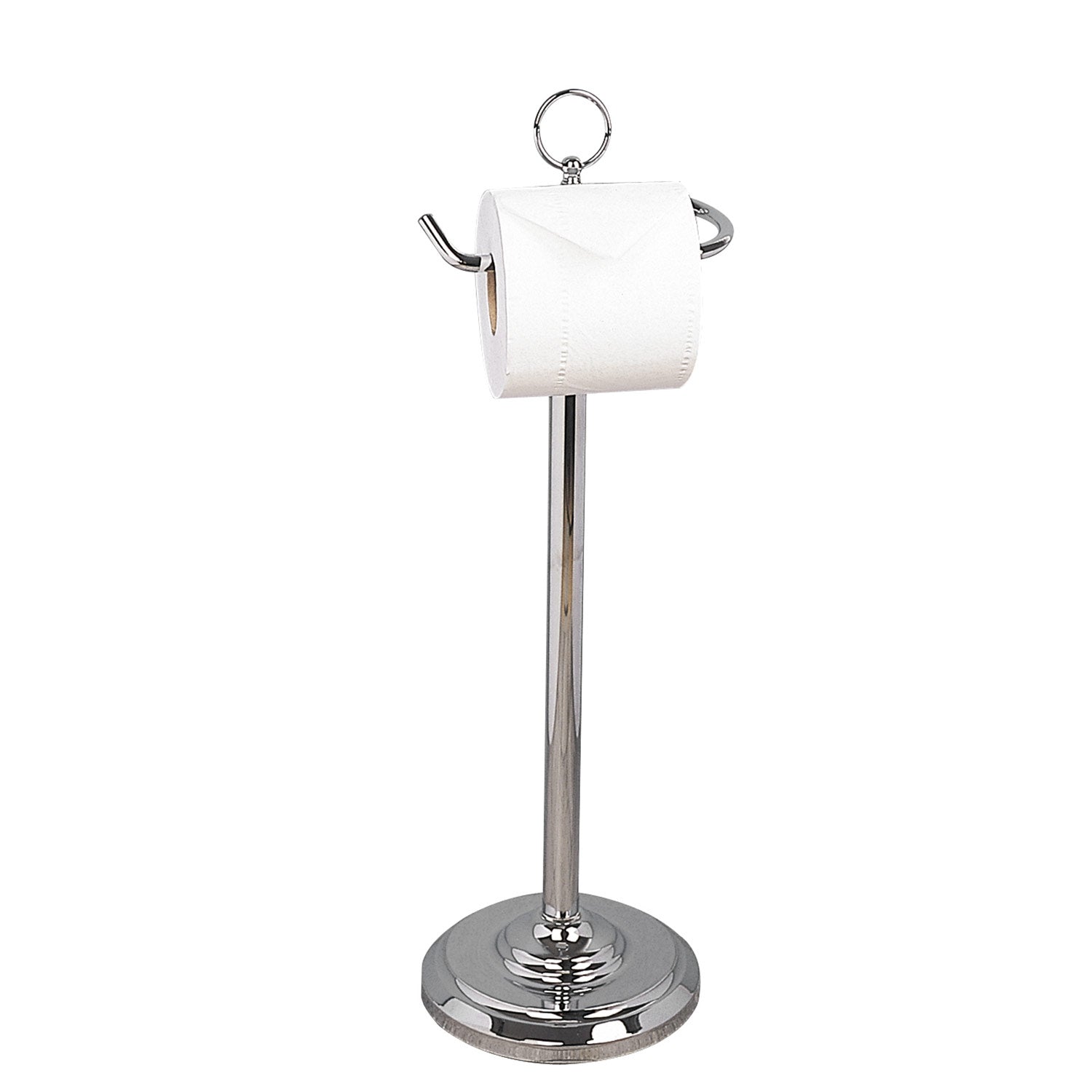 Miller Classic Freestanding Toilet Roll Holder in Chrome