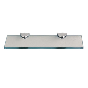 Miller Classic Glass Shelf with Chrome Brackets