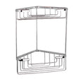 Miller Classic Large 2 Tier Corner Basket in Chrome