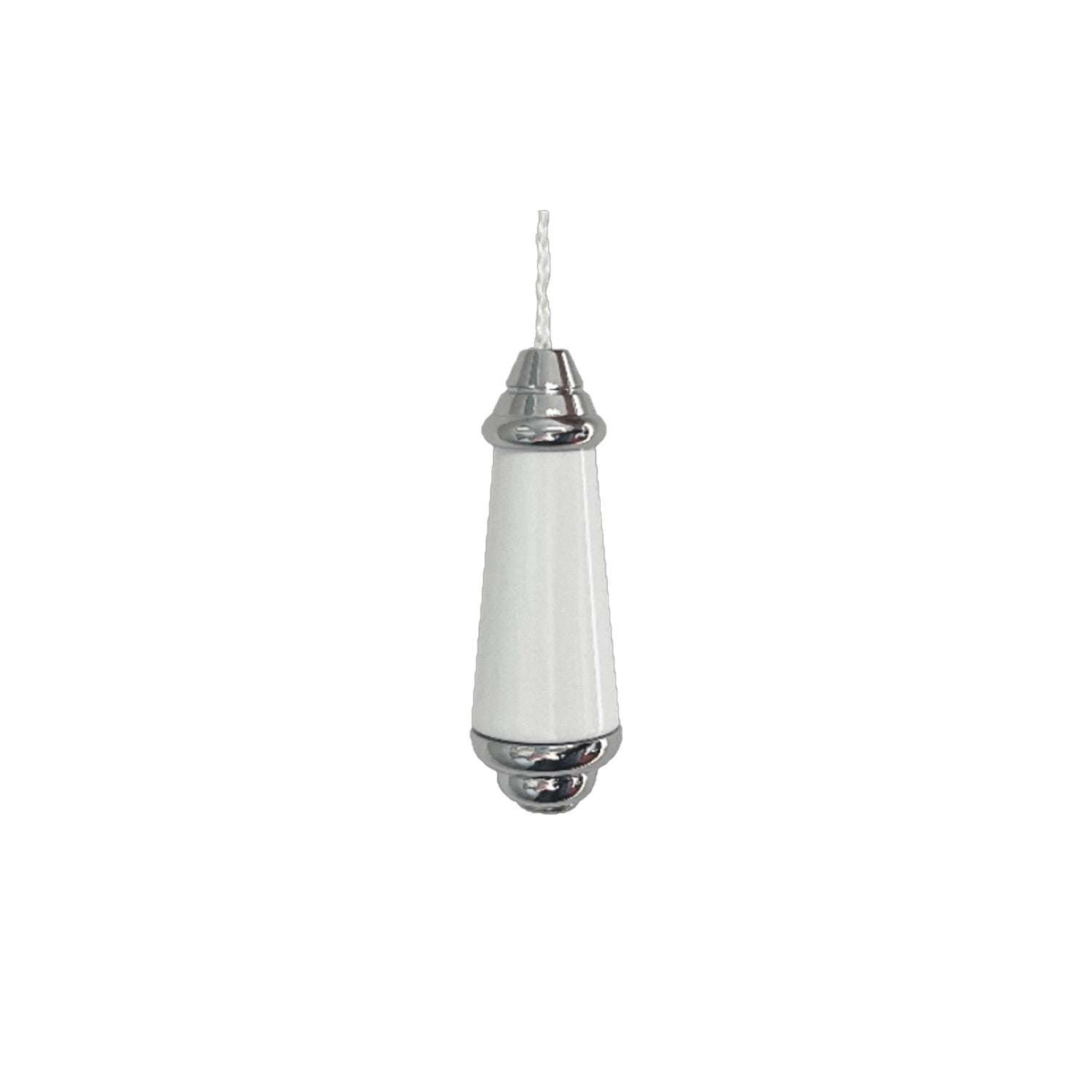 Miller Classic Light Pull in Chrome and White Ceramic 2