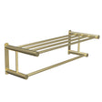 Miller Classic Towel Rack in Brushed Brass