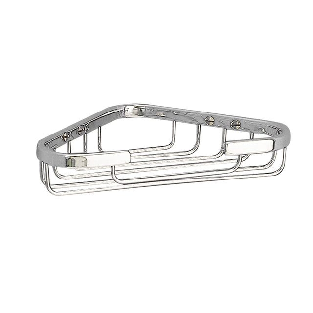 Miller Corner Soap Basket in Chrome