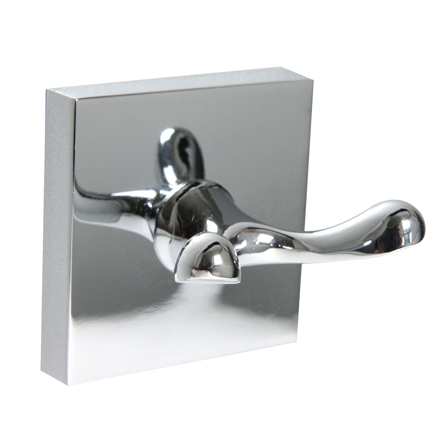 Miller Cube Double Robe Hook in Chrome