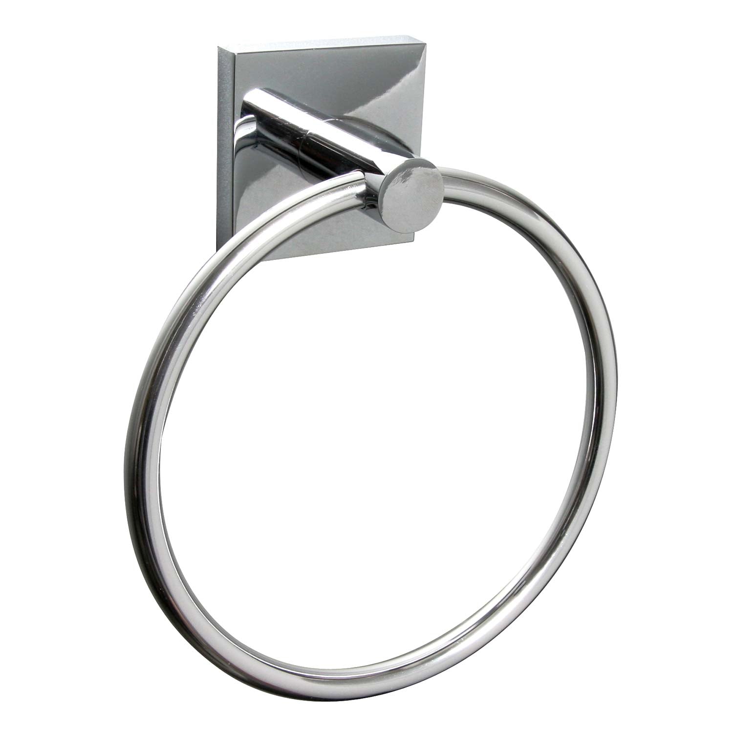 Miller Cube Towel Ring in Chrome