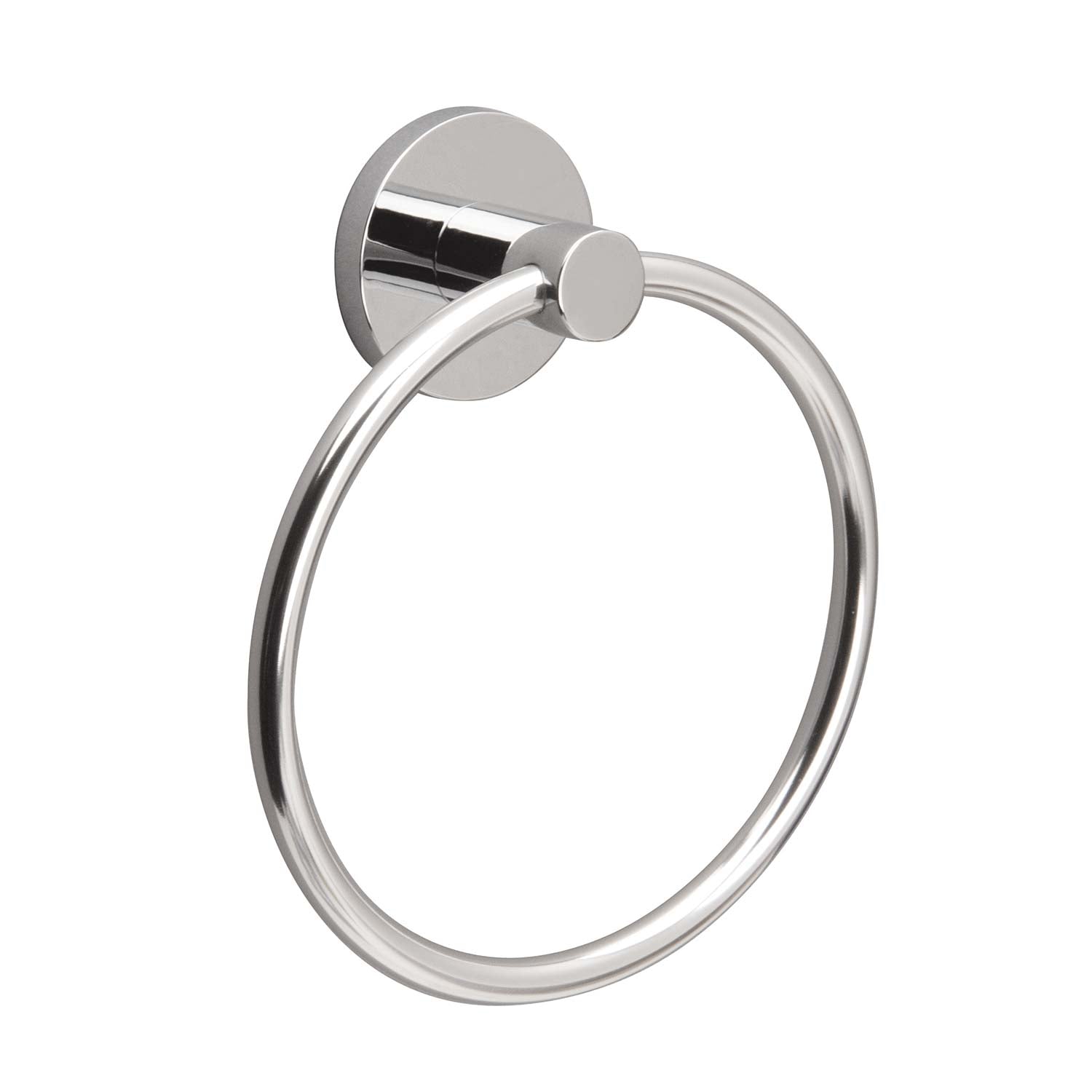 Miller Lily Towel Ring in Chrome