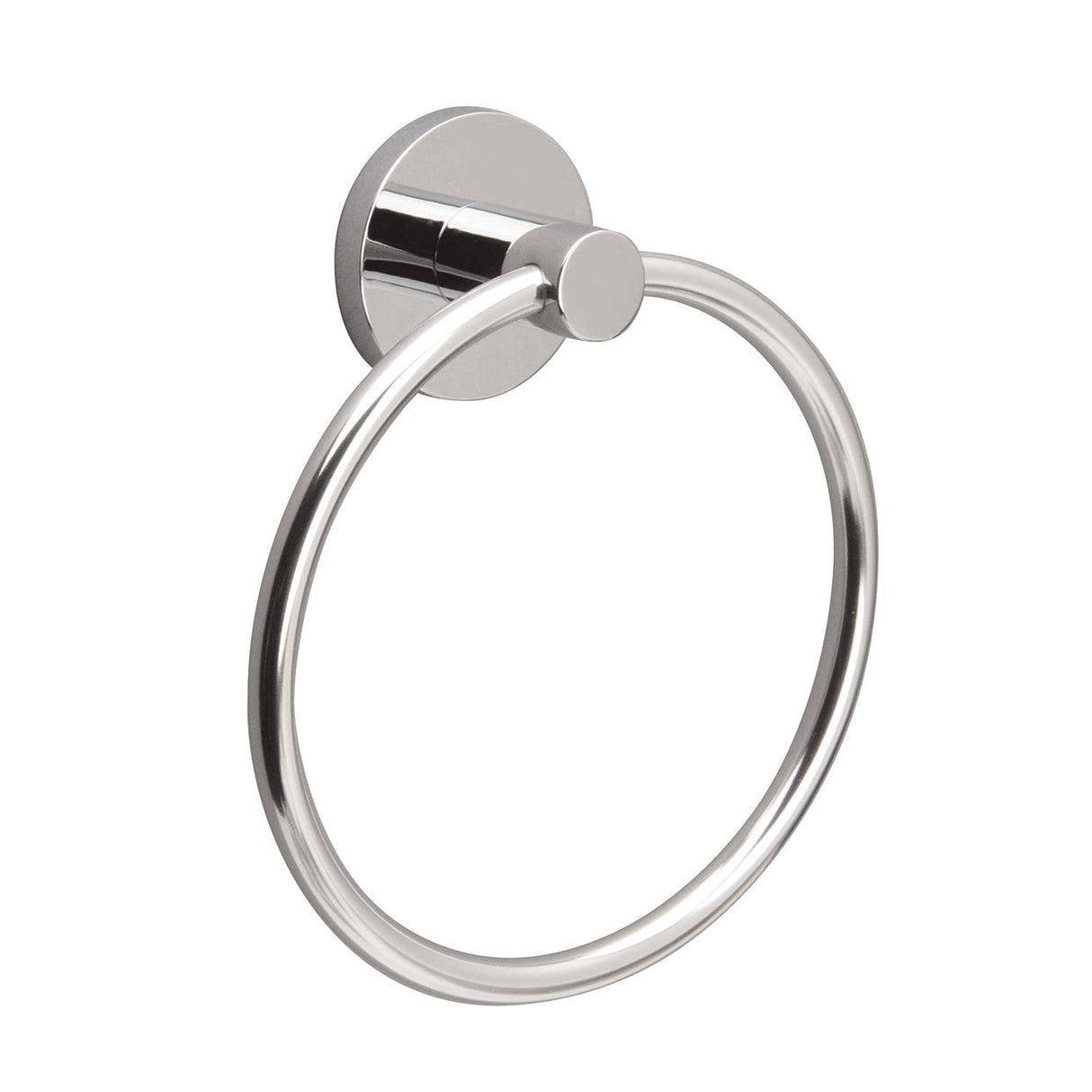 Miller Lily Towel Ring in Chrome