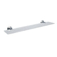 Miller Metro 500mm Frosted Glass Shelf with Chrome Brackets