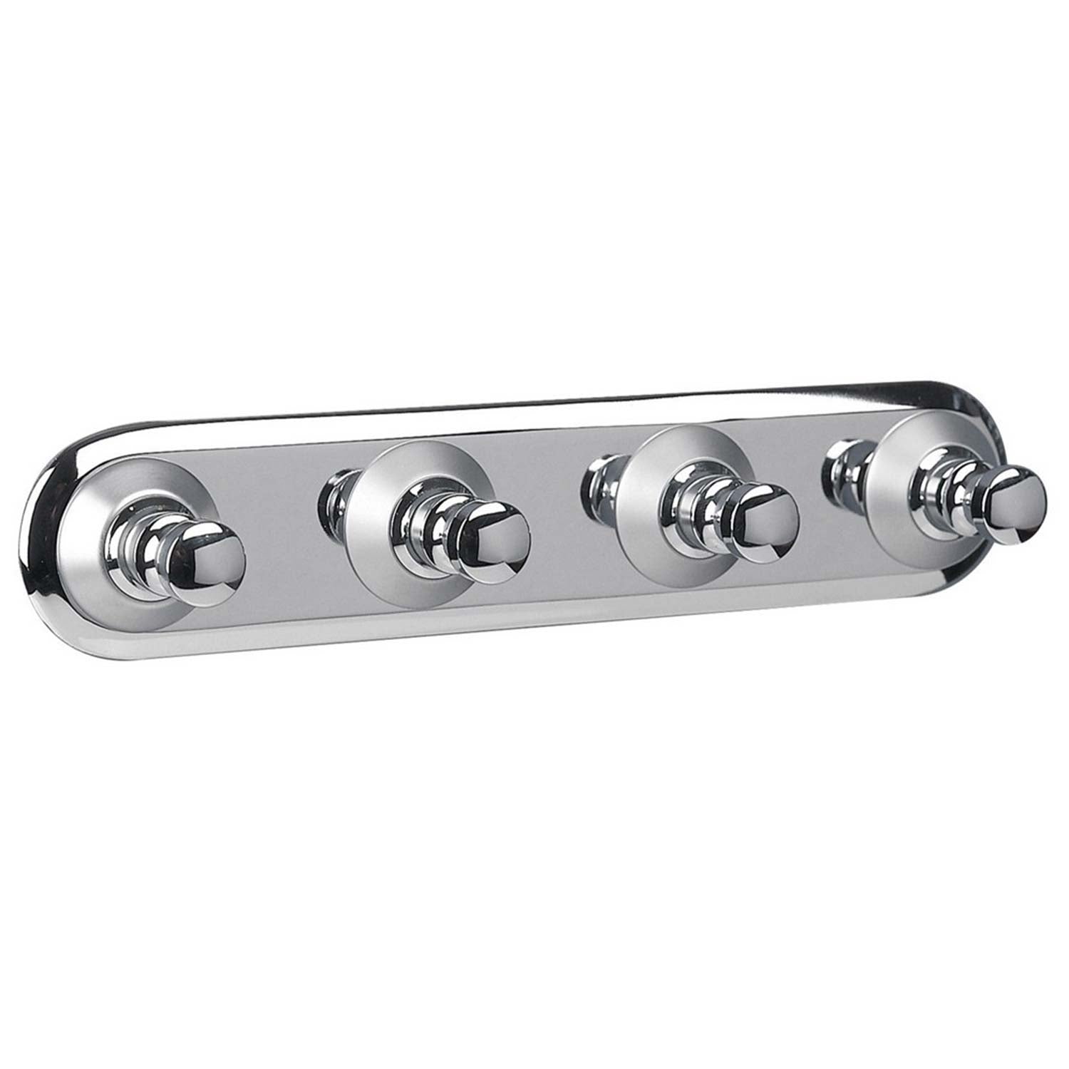 Miller Metro Four Hook Panel in Chrome