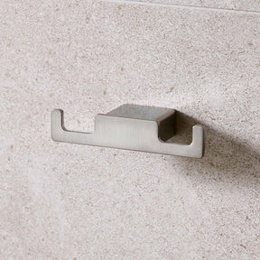 Miller Miami Double Robe Hook in Brushed Nickel