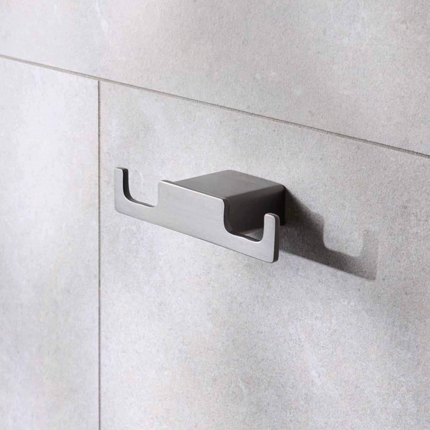 Miller Miami Double Robe Hook in Gunmetal