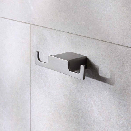 Miller Miami Double Robe Hook in Gunmetal