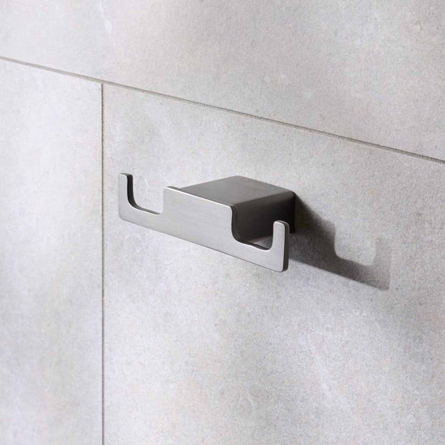Miller Miami Double Robe Hook in Gunmetal