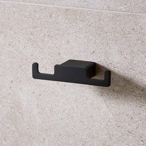 Miller Miami Double Robe Hook in Matt Black
