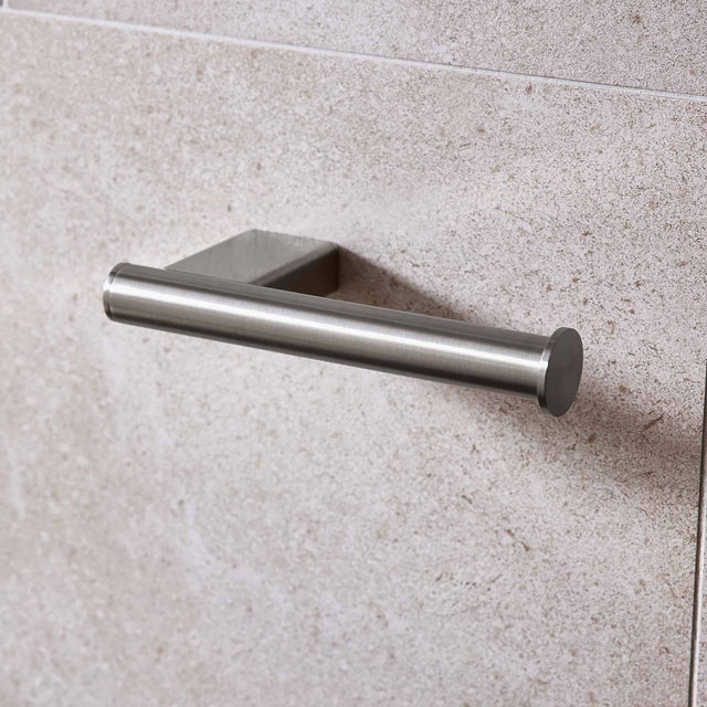 Miller Miami Spare Toilet Roll Holder in Brushed Nickel 2