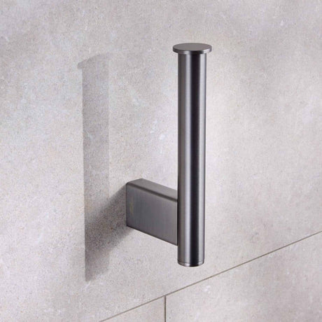 Miller Miami Spare Toilet Roll Holder in Gunmetal