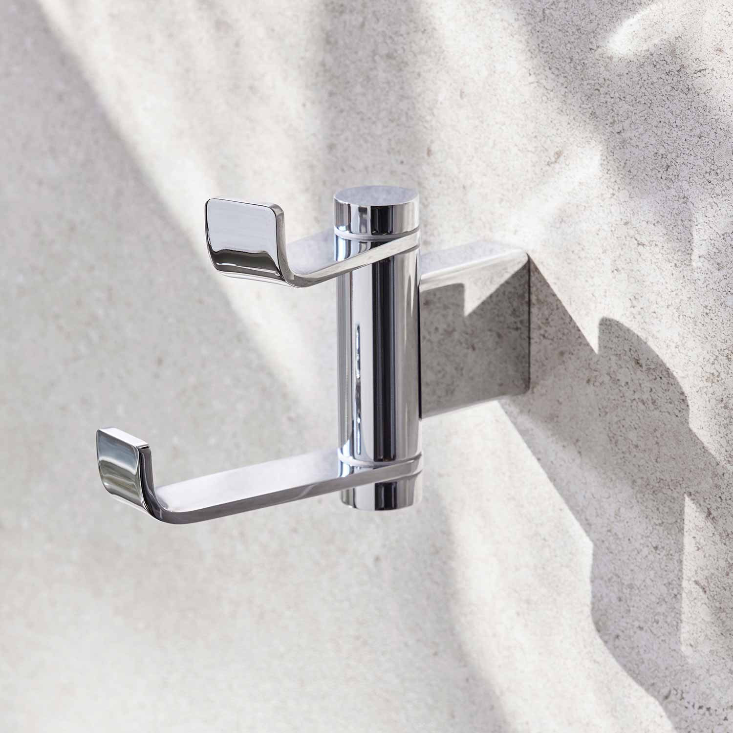 Miller Miami Swivel Double Robe Hook in Chrome