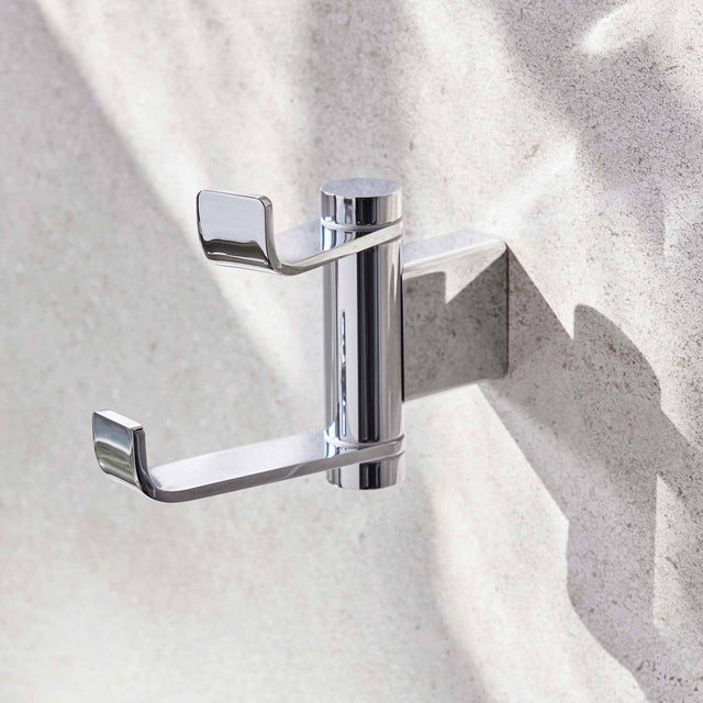Miller Miami Swivel Double Robe Hook in Chrome